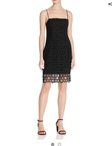 Nicholas lace overlay black dress size 0